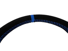 Load image into Gallery viewer, PRP Seats PRP Comp-R D-Shape Suede Steering Wheel - Blue