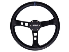 Load image into Gallery viewer, PRP Deep Dish Leather Steering Wheel- Blue-Steering Wheels-PRP Seats-603784095585-