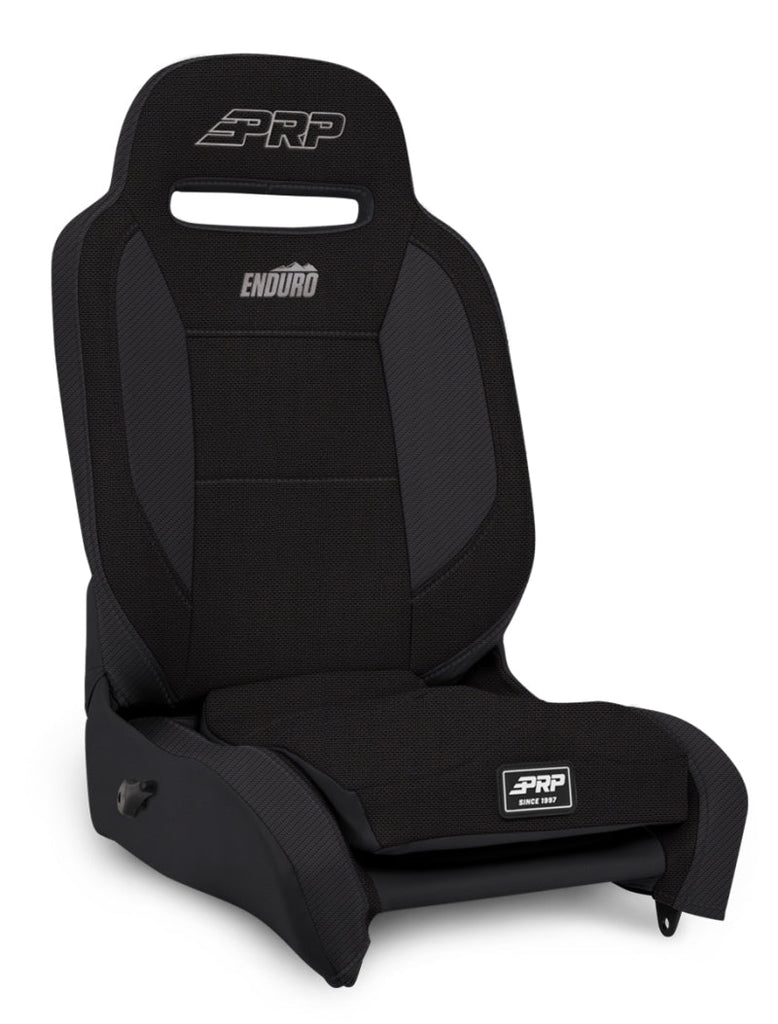 PRP Enduro Elite Reclining Suspension Seat (Driver Side) - All Black - Black Ops Auto Works