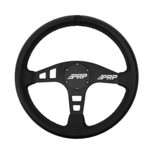 Load image into Gallery viewer, PRP Seats PRP Flat Leather Steering Wheel - Black