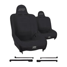 Load image into Gallery viewer, PRP Seats PRP Premier High Back Suspension Seats Kit for Jeep Wrangler CJ7/YJ (Pair) - Black