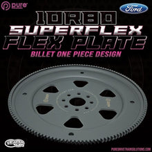Load image into Gallery viewer, Pure Drivetrain Solutions Ford 10R80 billet flexplate matte black front view