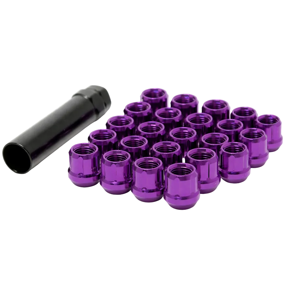 Muteki SR48 lug nuts purple