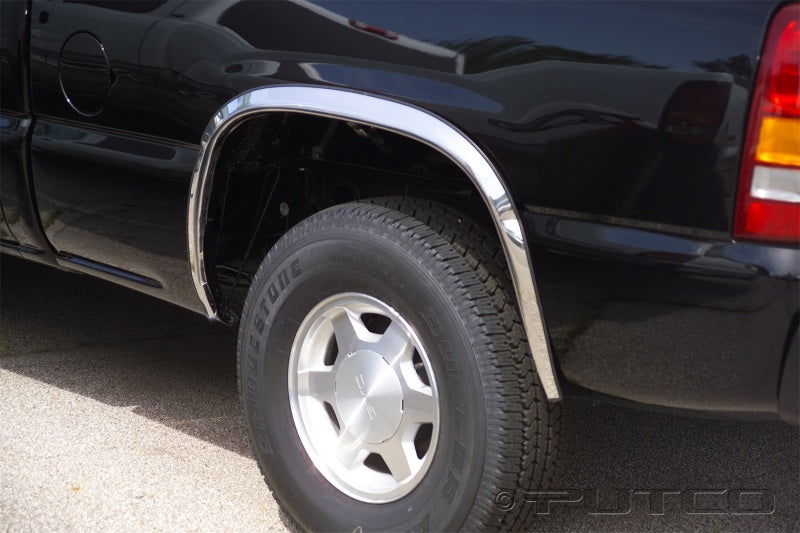 Putco 00-06 Chevrolet Suburban - Full w/o Fender Flares - 1.5in Wide Stainless Steel Fender Trim - Black Ops Auto Works