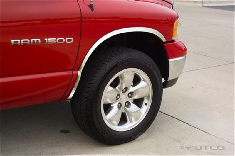 Putco 03-09 RAM 2500/3500 - Full Stainless Steel Fender Trim - Black Ops Auto Works