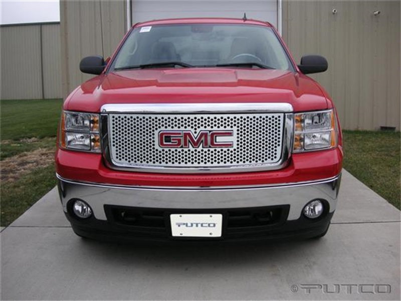 Putco 07-10 GMC Sierra HD Punch Stainless Steel Grilles - Black Ops Auto Works