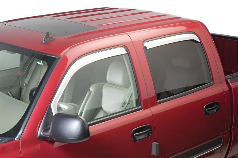 Putco 10-20 RAM 2500/3500 - Quad Cab (Set of 4) Element Chrome Window Visors - Black Ops Auto Works