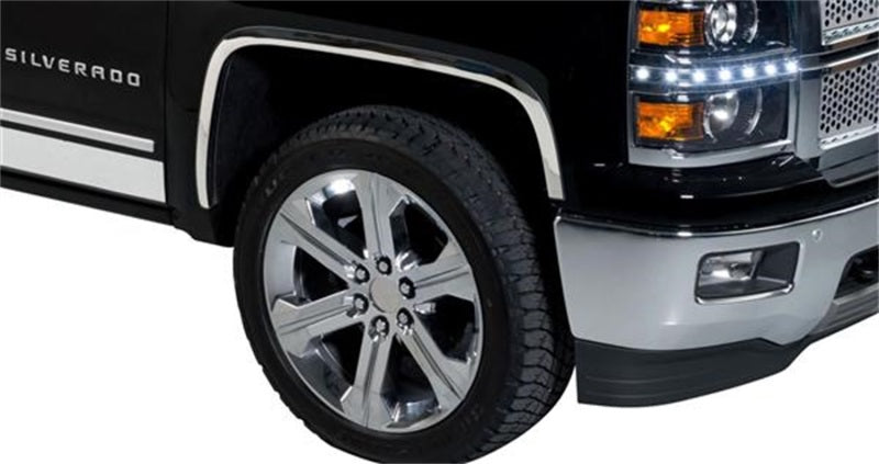 Putco 14-15 Chevy Silverado LD - Full Stainless Steel Fender Trim - Black Ops Auto Works