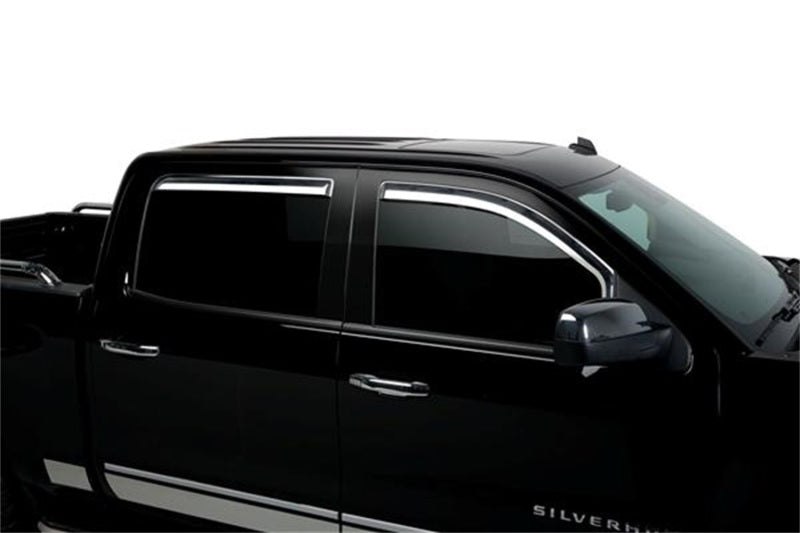 Putco 14-18 Chevy Silverado LD - 4 Door - Crew Cab Element Chrome Window Visors - Black Ops Auto Works