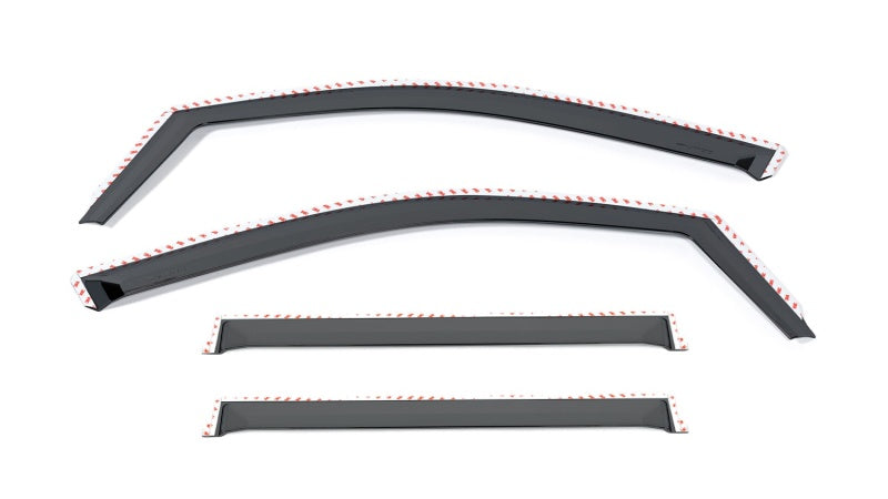 Putco 19-20 Chevy Silverado / GMC Sierra 1500 - Crew Cab (Set of 4) Element Tinted Window Visors - Black Ops Auto Works