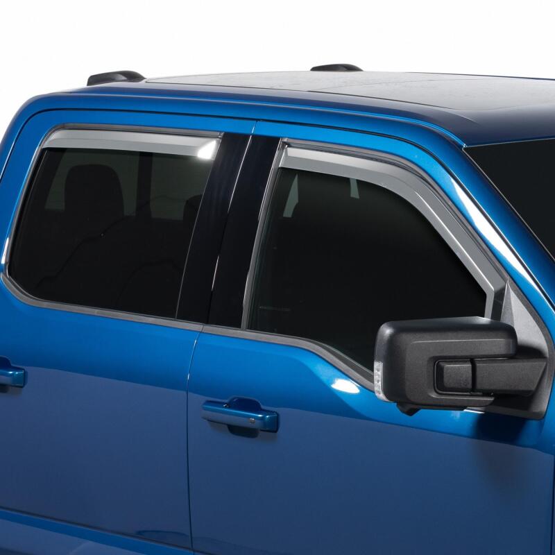 Putco Putco 2021 Ford F-150 Super Crew Element Chrome Window Visors (Set of 4)