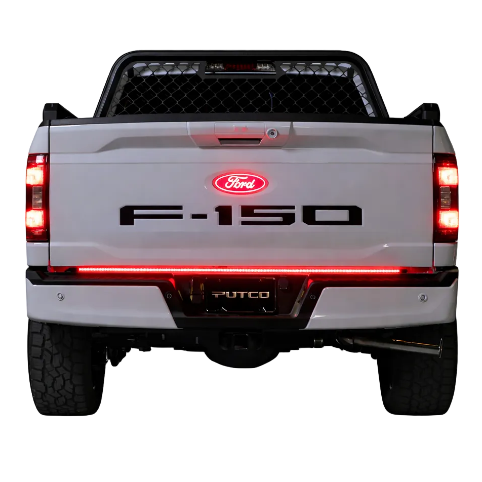 Putco 2021+ Ford F150 w/Factory LED Taillamps & OBS 60in Freedom Blade LED Tailgate Light Bar Putco PUT760060-17
