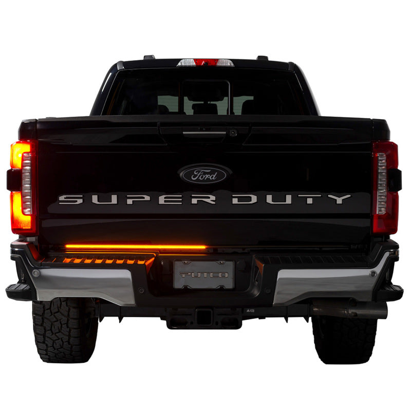 Putco Putco 23-24 Ford SuperDuty F-250 60In Direct Fit Blade Kit Tailgate Bars w/ LED Taillamps