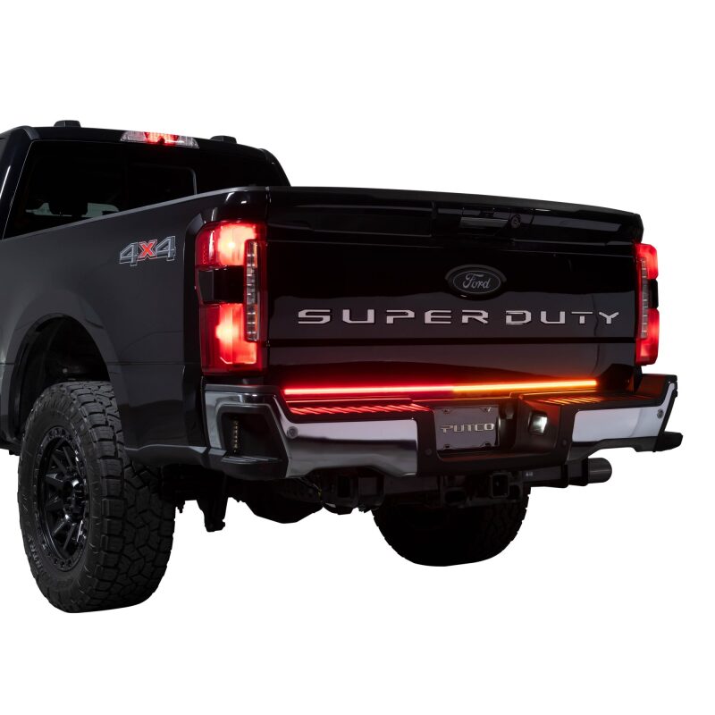 Putco Putco 23-24 Ford SuperDuty F-250 60In Direct Fit Blade Kit Tailgate Bars w/ LED Taillamps