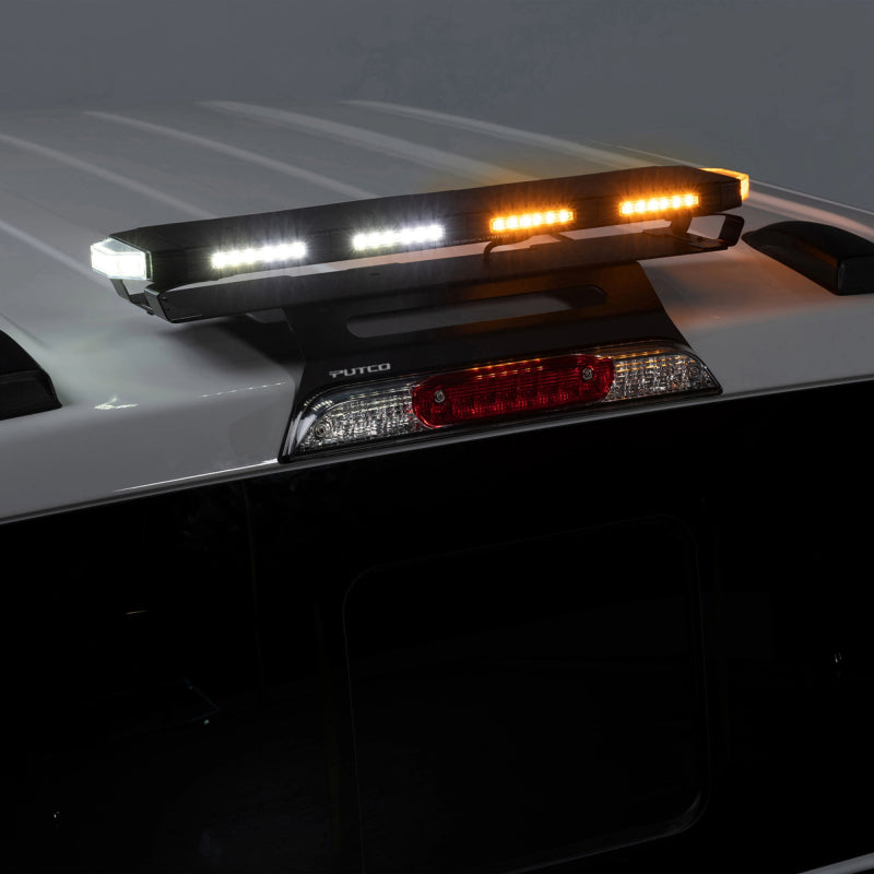 Putco amber blue white rooftop warning light bar for trucks SUVs and emergency vehicles