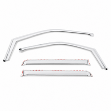 Load image into Gallery viewer, Putco Element chrome window visors for Ford F-150 SuperCrew set of 4