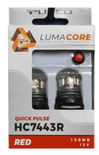 Load image into Gallery viewer, Putco LumaCore 7443 Red - Pair (x3 Strobe w/ Bright Stop) - Black Ops Auto Works