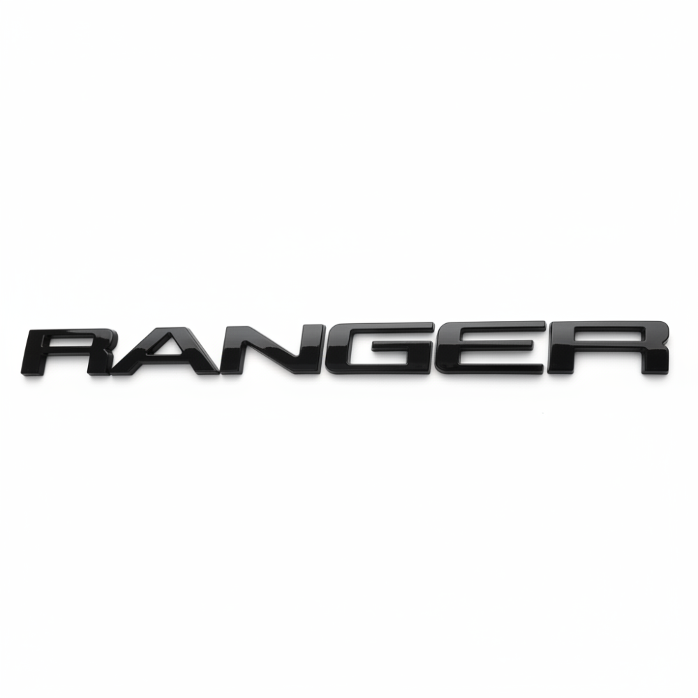 Putco Tailgate Letters for 2019-2023 Ford Ranger, Matte Black - Putco 55554MBFD