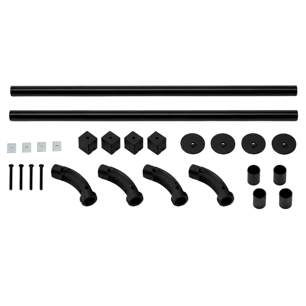 Putco 15-20 Ford F-150 - 5.5ft Bed Locker Side Rails - Black Powder Coated - Putco 88864