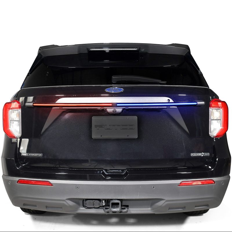 Putco 48In Red / Blue w/ 64 Strobe Patterns & White Over-Ride Light Bars E-Blades - Putco 9001648