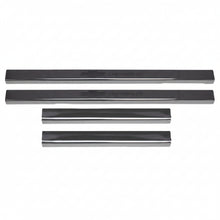 Load image into Gallery viewer, Putco 2019+ Chevrolet Silverado LD- Crew Cab w/ Bow Tie Etching (4pcs) Black Platinum Door Sills - Putco 95183BPGM-1