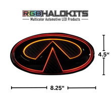 Load image into Gallery viewer, -Infiniti Q60 RGB LED Emblem (2014-2022)-Illuminated Led Logos-RGB Halo Kits