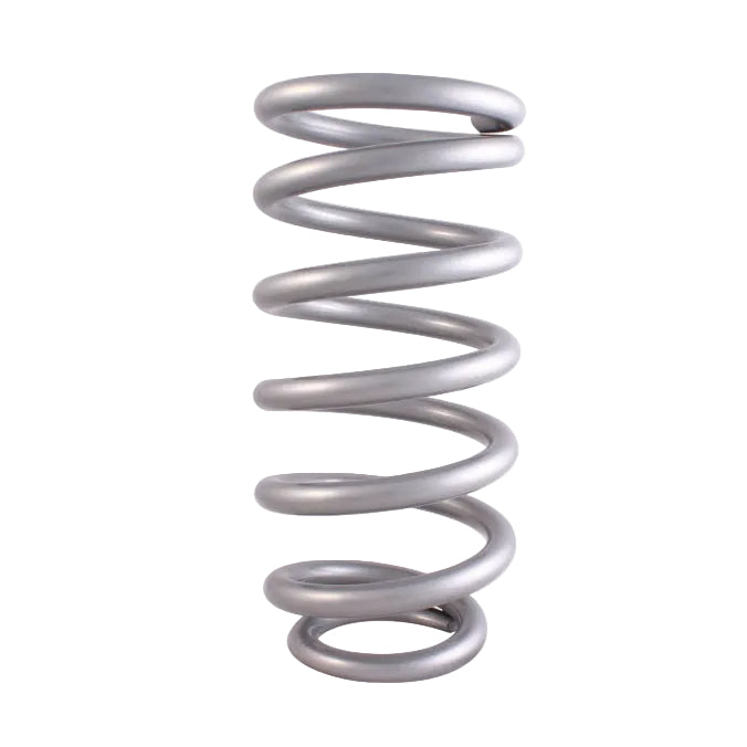 QA1 3-1/2in high travel spring full view silver powder coat
