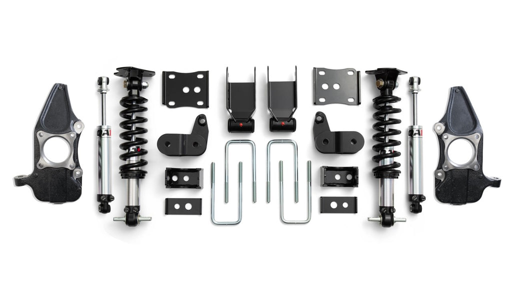-QA1 15-20 Ford F-150 4WD Lowering Kit w/ Spindles Double Adjustable 3.5in-5.5in-Spindles-QA1