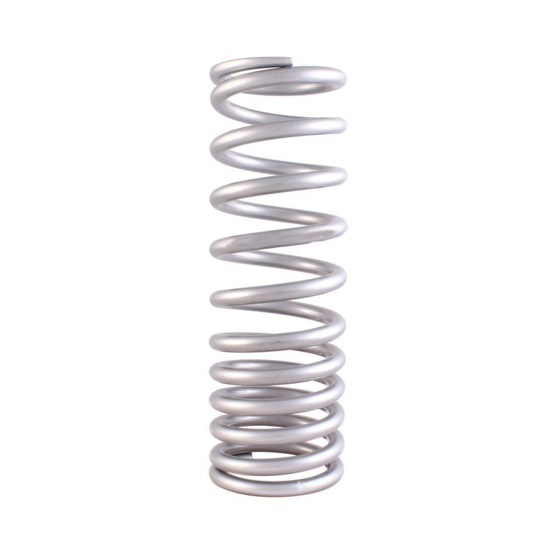 QA1 QA1 2-1/2in ID Variable Rate High Travel Spring - 10in Length x 140/250lbs/in - Silver Powder Coated