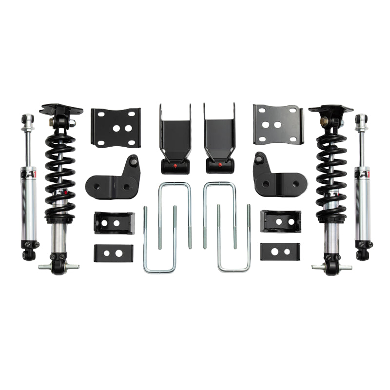 QA1 LK02-FF03 complete dual adjustable lowering kit for 2021-2025 F-150 2WD