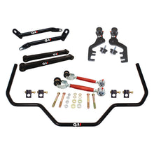 Load image into Gallery viewer, Close up QA1 tubular front control arms with low-friction ball joints