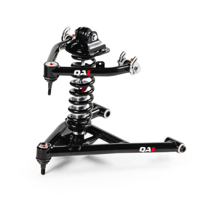 QA1 99-06 Chevy Silverado 1500 2WD single adjustable front suspension kit complete assembly including coilover shock, upper control arm, and lower control arm