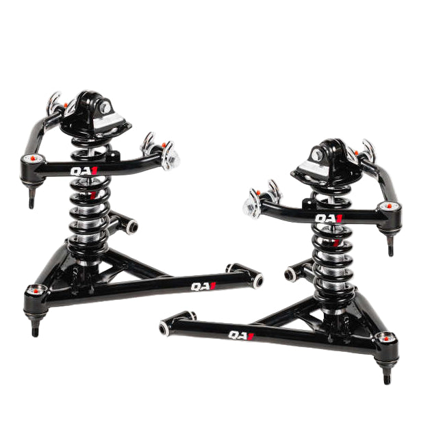 QA1 99-06 Chevy Silverado 1500 2WD single adjustable front suspension kit - primary image showing pair of coilover shock absorbers