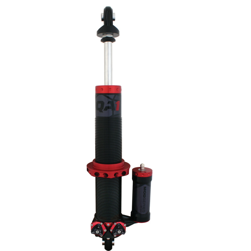 QA1 MOD Series piggyback coil-over shock full view black finish