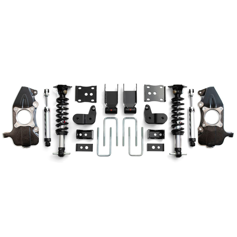 QA1 21-25 Ford F150 4WD Single Adjustable Lowering Kit w/ Spindles - 3.5-5.5in - QA1 QAPLK11-FF04