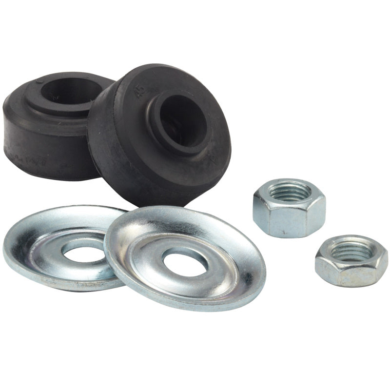 QA1 Stud Top Bushing Kit w/Jam Nuts - 5/8in & 7/8in Hole Bushings, product image 1