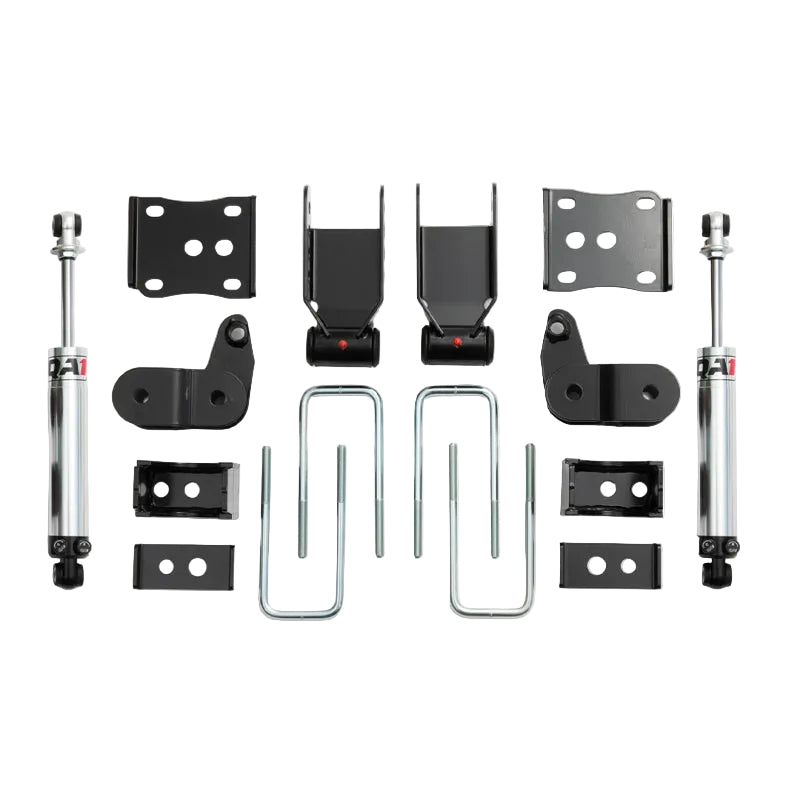 QA1 dual adjustable rear lowering kit full view