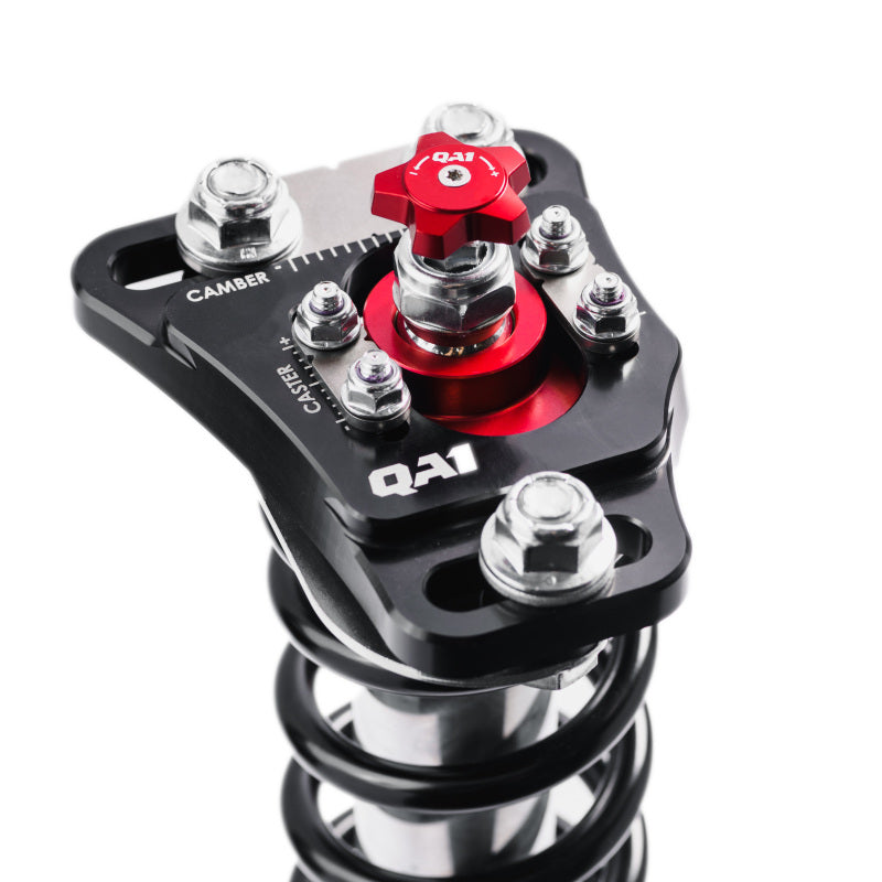 Close-up of single adjustable inverted strut