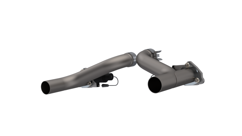 QTP 10-15 Chevrolet Camaro SS 6.2L 2.5in 304SS Aggressor Cutout Dual Mid Pipes - Black Ops Auto Works