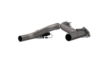 Load image into Gallery viewer, QTP 10-15 Chevrolet Camaro SS 6.2L 2.5in 304SS Aggressor Cutout Dual Mid Pipes - Black Ops Auto Works