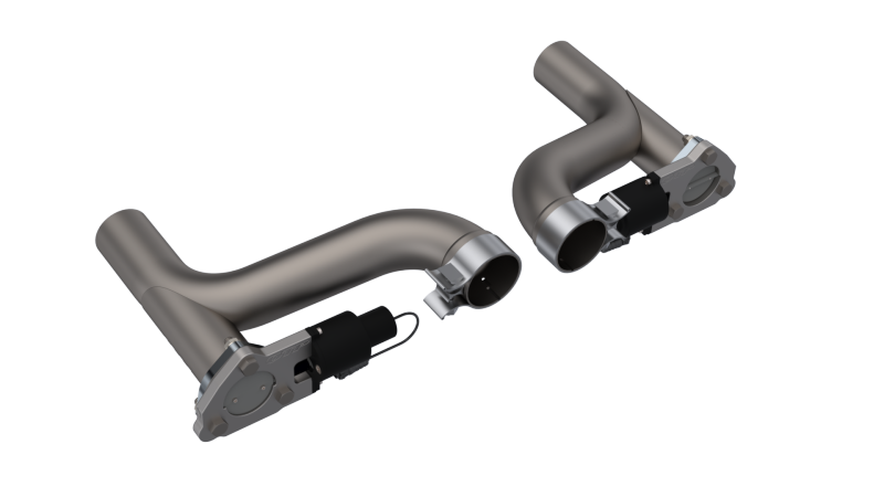 QTP 10-15 Chevrolet Camaro SS 6.2L 2.5in 304SS Aggressor Cutout Dual Mid Pipes - Black Ops Auto Works