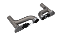Load image into Gallery viewer, QTP 10-15 Chevrolet Camaro SS 6.2L 2.5in 304SS Aggressor Cutout Dual Mid Pipes - Black Ops Auto Works