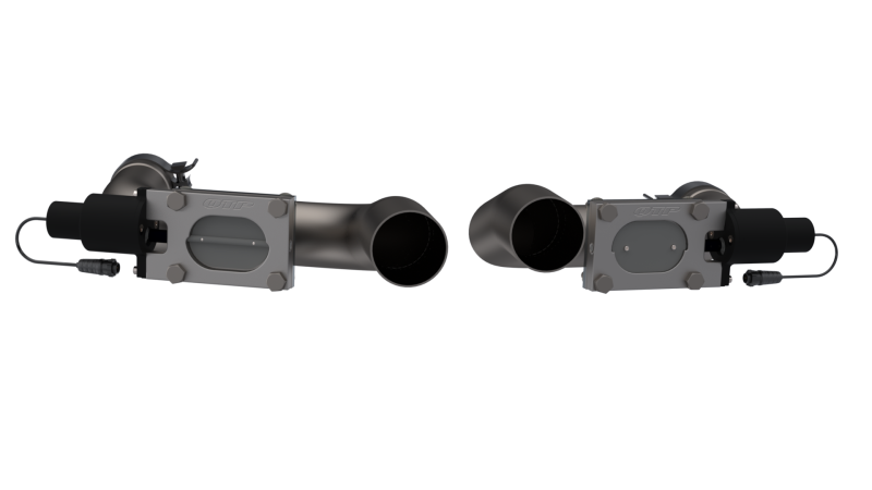 QTP 11-18 Dodge Challenger/Charger 5.7L 2.5in 304SS Aggressor Cutout Dual Mid Pipes - Black Ops Auto Works