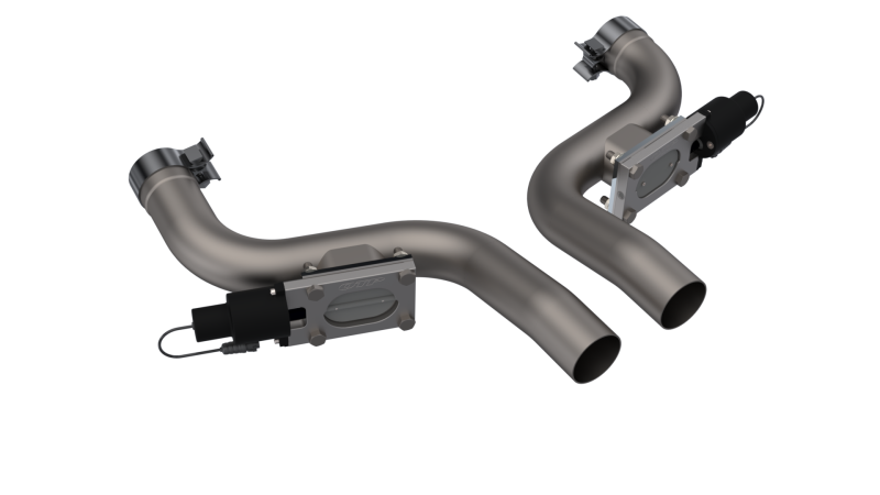 QTP 11-18 Dodge Challenger/Charger 5.7L 2.5in 304SS Aggressor Cutout Dual Mid Pipes - Black Ops Auto Works