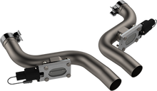 Load image into Gallery viewer, QTP 11-18 Dodge Challenger/Charger 5.7L 2.5in 304SS Aggressor Cutout Dual Mid Pipes - Black Ops Auto Works