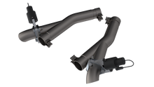 Load image into Gallery viewer, QTP 11-18 Dodge Durango 5.7L 2.5in 304SS Aggressor Cutout Dual Mid Pipes - Black Ops Auto Works