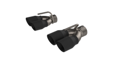 Load image into Gallery viewer, QTP 15-18 Dodge Challenger 6.2L/6.4L 304SS Screamer Exhaust 3in Quad Tip Adapter w/Black Tips - Black Ops Auto Works
