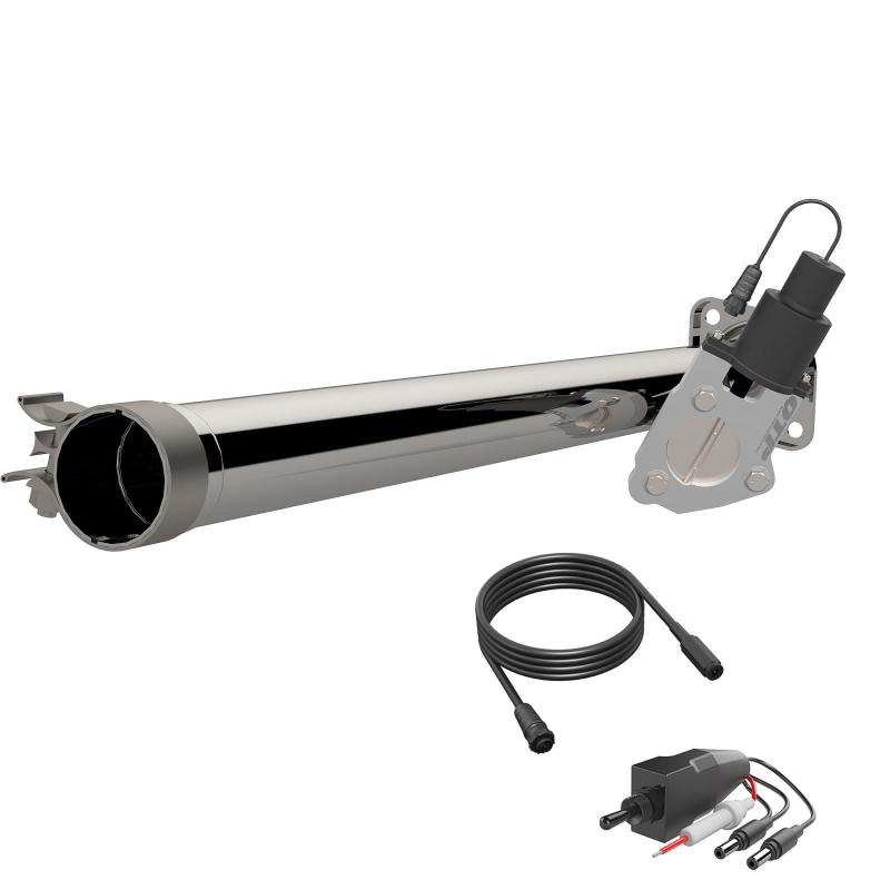 QTP 15-18 Ford F-150 CC/EC Standard Bed 2.5in 304SS Aggressor Cutout Mid Pipe - Black Ops Auto Works
