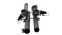 Load image into Gallery viewer, QTP 17-18 Ford Raptor EC/CC 2.5in 304SS Aggressor Cutout Dual Mid Pipes - Black Ops Auto Works