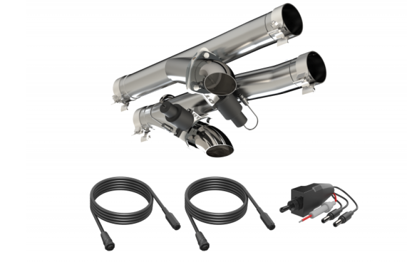 QTP 2021+ Ram TRX 6.2L Aggressor Cutout Pipes - Black Ops Auto Works